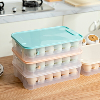 雞蛋盒 家用24格雞蛋盒冰箱用收納盒廚房食品保鮮儲物盒蛋架托裝雞蛋神器【YJ6086】