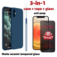 เคสโทรศัพท์แบบน้ำ 3-in-1 พร้อมกระจกนิรภัยป้องกันการแอบมอง เชือกสายรัดข้อมือโทรศัพท์ เข้ากันได้กับ OP