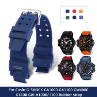 สายยางซิลิโคนสำหรับ Casio G-SHOCK GA1000 GA1100 GW4000 G1400/1100 Series กันน้ำสายนาฬิกาผู้ชายอุปกรณ์เสริม