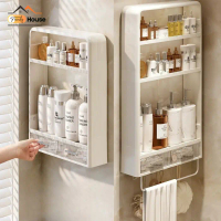 [Mới về] [CHÍNH HÃNG] Kệ Đựng Đồ Đa Năng Nhiều Tầng Gắn Tường Không Cần Đục Lỗ PAMI, Kệ Đựng Mỹ Phẩm