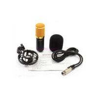 by 50pcs BM800 Dynamic Condenser Wired Recording Microphone Sound Studio with Shock Mount for Recording Kit KTV Karaoke