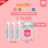 Coolvita Collagen Effervescent 3 tube (20tb) NEW + 1 box Collagen Gummy