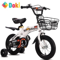 Doki Toy New Folding Kid Bike 12/14/16/18 Inch Children Bicycle For Boys And Girls Cycling Light Students Bike Children's Gift