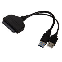 Usb3.0 Sata Cable Sata 3 to Usb 3.0 Adapter Computer Cables Connectors Support 2.5 Inches Ssd Hdd Hard Drive