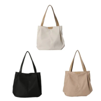 2023 Canvas Tote Shopper Bag Fashion Handbag Large Capacity Shopping Bag Versatile Shoulder Bag Book Bag for Women Girl