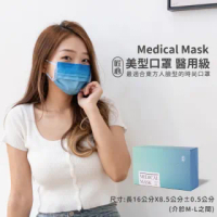 【匠心】美型口罩-MD鋼印(天蔚藍 / 適合一般成人)