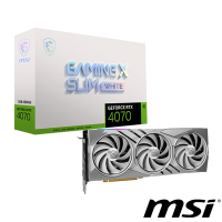 MSI 微星 GeForce RTX 4070 GAMING X SLIM WHITE 12G 顯示卡