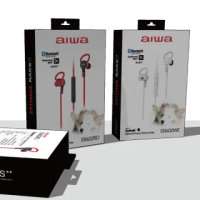 【AIWA 愛華】EB602入耳式藍牙運動耳機(紅色/白色)