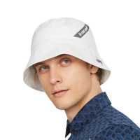 【LE COQ SPORTIF 公雞】高爾夫系列 男款白色時尚防水透氣高爾夫球帽/雨帽 QGT0J170