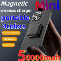30000mAh Mini Power Bank Magnetic Wireless Charger External Battery Fast Charging Powerbank For iPhone 14 13 12 Series Xiaomi