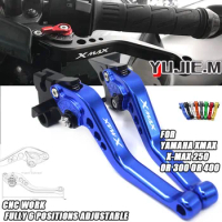 For YAMAHA XMAX 250 XMAX300 XMAX400 XMAX X-MAX 250 300 400 Short Motorcycle Accessories CNC Adjustable Brake Clutch Levers