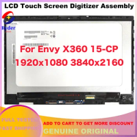 For HP Envy x360 15-CP 15m-cp0011dx 15m-cp0012dx LCD Display Panel Touch Screen Glass Digitizer Assembly With Frame B156HAN02.2