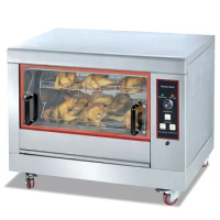 Stainless Steel Commercial Auto Rotate Roasting Chicken Oven Gas Rotisserie Oven