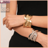 Nubri COD Gelang Lebar Pertunangan Mewah Dubai Bracelets Tangan Titanium Lapis Emas Bangkok Besar Ju