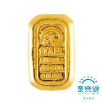 【童樂繪金飾】1台兩 幸運星luckystar 黃金金塊金條 (壹台兩37.5g)
