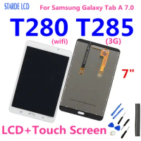 New 7'' for Samsung Galaxy Tab A 7.0 2016 SM-T280 SM-T285 T280 T285 LCD Display Touch Screen Digitizer Assembly Tablet PC Parts