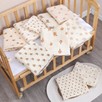 Khăn tắm xô vải sợi Muslin cao cấp cho bé Trai/Gái  Kem