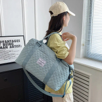 Travel Duffel Bag Waterproof Fitness Yoga Bag Unisex Large Carry-On Airport Bag with Wet Bag Mommy B