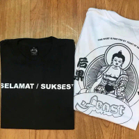 Kaos band FEAST - SELAMAT / SUKSES Putih dan Hitam Tshirt Band Local FEAST Cotton combad 24s Tebal T