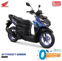 New Honda Vario 125 Street CBS ISS Sepeda Motor Vario Street 125 Black Purple Surabaya