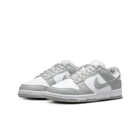 【NIKE 耐吉】W NIKE DUNK LOW NEXT NATURE 灰白色 皮革 經典(DD1873-113)