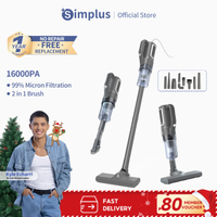 Simplus Upgraded 3 In 1 Vacuum Cleaner Portable Vacuum Cleaner Ultra Quiet 16000Pa Strong Suction Ha