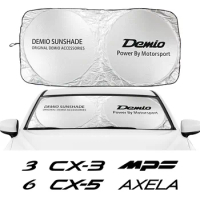Car Sunshades Sun Visor Front Windshield For Mazda 3 6 2 CX5 CX9 CX3 CX30 MPS Demio Axela Atenza MX5 BT50 Biante MS Accessories