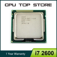 Used Intel i7 2600 CPU Processor Quad-Core 3.4GHz Socket LGA 1155
