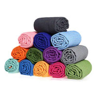 Yoga Blankets Non Slip Yoga Mat Cover Towel Blanket Sports Travel Foldable Fitness Exercise Pilates Workout Mats