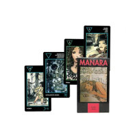 High-quality Tarot Of Manara Cards Spanish Portuguese French Italian PDF Guidebook.