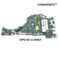 NBA1711003 NB.A1711.003 FH5AT LA-K091P For Acer Aspire A515-56 A515-56G Laptop Motherboard With i5-1135G7 CPU DDR4+4G