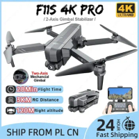 F11S 4K PRO Drone GPS 5G WiFi 2 Axis Gimbal With HD Camera F11 4K PRO 3KM Professional RC Foldable Brushless Quadcopter