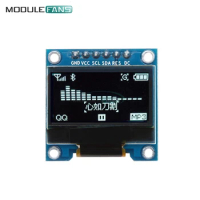 0.96 Inch 6Pin IIC I2C SPI Interface OLED White LCD Display Module 12864 0.96" Drive SSD136 Board For Arduino Raspberry Pi SMT32
