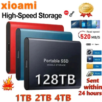 For Xiaomi Portable 128TB 64TB 2TB SSD External Moblie Hard Drive High Speed 16TB 8TB Hard Disk for Desktop Mobile Laptop Comp