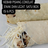 Kebab Madinah, Pisang Cokelat, satu box isi 6. Frozen