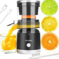 Citrus Juicer Machines Rechargeable - Portable Juicer with USB and Cleaning Brush for Orange, Lemon, Grapefruit