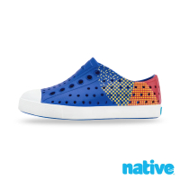 【Native Shoes】大童鞋 JEFFERSON SUGARLITE KIDS(摩天方塊X藍)