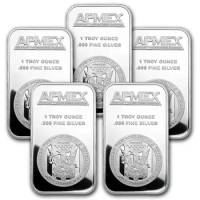 1oz American Silver Bullion. Silver-plated Brass Core Not Magnetic Silver Bar Business Gift