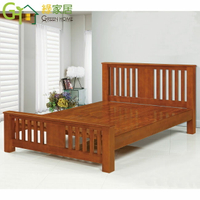 【綠家居】謝特 時尚3.5尺實木單人床台(不含床墊)
