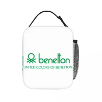 United Colors Of Benetton Lunch Bags Insulated Lunch Tote Portable Thermal Bag Resuable Picnic Bags for Woman Work Kids School