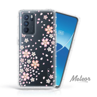 【Meteor】OPPO Reno6 Pro 5G 奧地利彩鑽空壓防摔手機殼(櫻花)