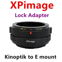 XPimage Adapter for Kinoptik Cameflex Lens to SONY Camera FE mount A7R5 R4 R3 A7C FX30 FX6 FX9 FS7 FS5 A7S3 A7R5 R4 R3 A7C A7S3