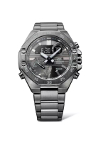 Casio Casio EDIFICE Jam Tangan Pria - Grey - Stainless Steel - ECB-10DC-1BDF
