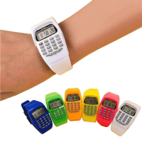 Classic Fashion Children Watch Silicone For Kids Wrist Watch Date Electronic Watch Calculator Watch 