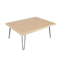 โต๊ะญี่ปุ่นขอบสน60x80cmขาล็อคสีเมเปิ้ล
