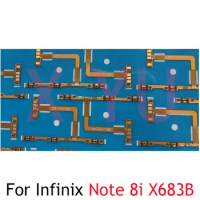For Infinix Note 8i X683 X683B Power On Off Switch Volume Side Button Flex Cable