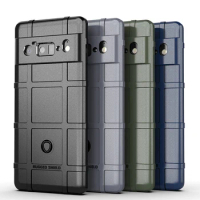 Rugged Shield Shockproof Soft TPU Phone Cover for Google Pixel 6 Pixel6 Pro 5 5A 4A 4 XL 3A 3