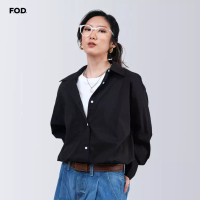 FOD Kemeja Wanita Sora Black