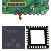 TDP158 Retimer IC Chip for Xbox One X Console HDMI Control Repair Parts WQFN40 Compatible