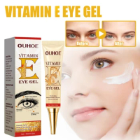 Vitamin E eye cream fade dark circles crow's feet fine lines remove dark circle eye bags firming brighten skin moisturizing care